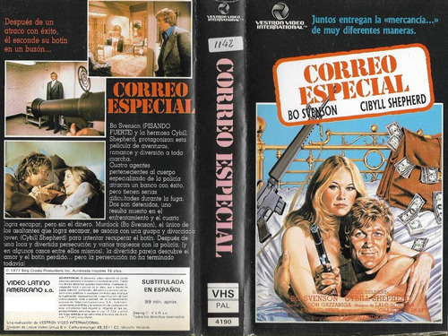 Correo Especial Vhs Bo Svenson Cybill Shepherd Mel Scott