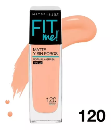 Base de maquillaje Maybelline Fit Me! matte + poreless 120 classic ivory 30  ml