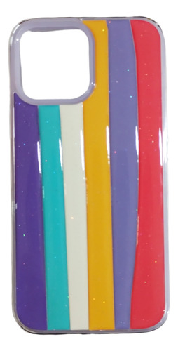 Funda Diseño Arco Iris Compatible Con iPhone 13 Pro