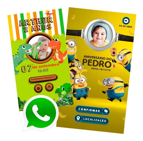 Whatsapp Convites Virtuais - Consulte disponibilidade e preços