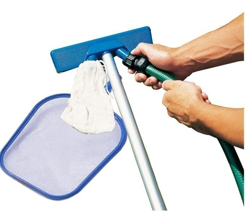 Imagen 4 de 6 de Kit De Limpieza Bestway 2 En 1 Barrefondo + Saca Hojas 2 Mts