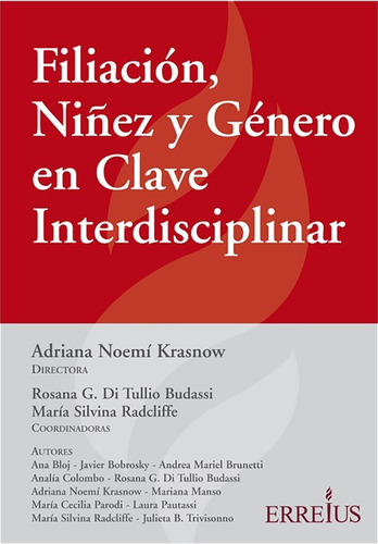 Filiación, Niñez Y Género En Clave Interdiciplinar