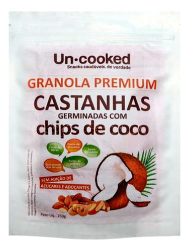 Granola De Castanhas Germinadas Chips Coco Uncooked 250g F