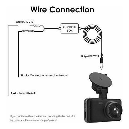 Kit Cable Duro Para Camara Salpicadero Alimentacion