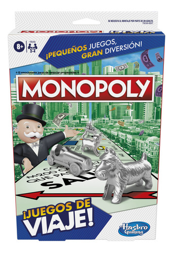 Juego De Mesa Monopoly Grab And Go