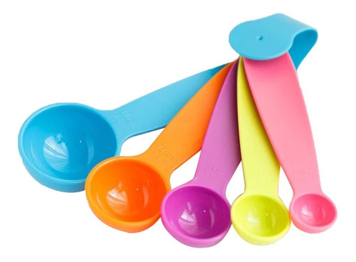 Juego Cucharitas Medidoras Gramera Cocina Reposteria Set 5pz