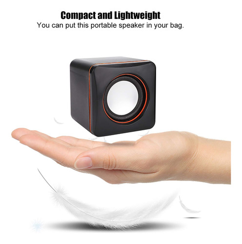 Altavoz De Escritorio Usb Estéreo Para Computadora De 3.5mm