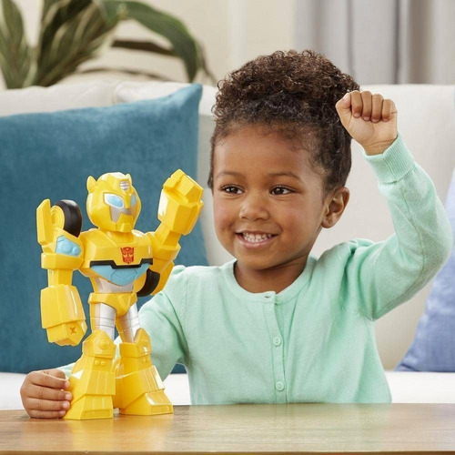 Imagem 4 de 4 de Boneco Articulado Robô Bumblebee Transformers Original