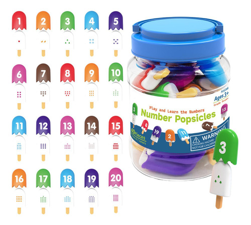 Number Toys Cute Ice Ice Cream Recognition Game Toys Prescho