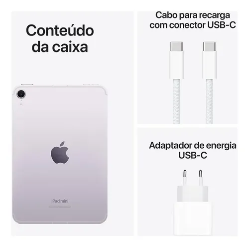 Apple Ipad Mini, A17 Pro, Wifi + Cellular 256 Gb Roxo | MercadoLivre
