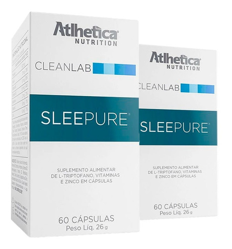 2x Cleanlab Sleepure 60 Caps - Atlhetica - Triptofano