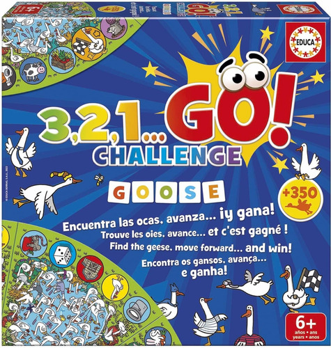 Educa Juego Agudeza Visual Challenge 3,2,1 Go Goose