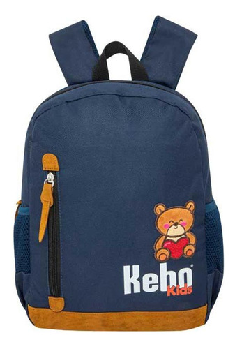 Mochila Azul Marino Backpack Kebo Kids Bp17 Escolar Original