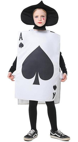 Juego De Cartas Halloween Spades Ace Disfraz