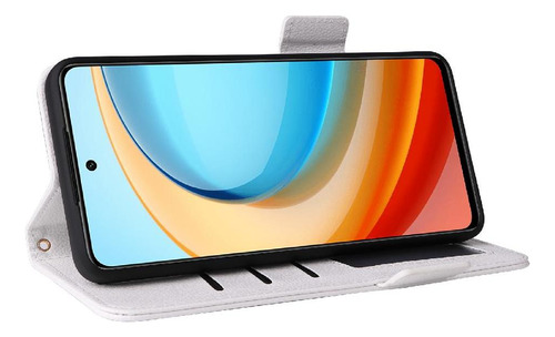 Funda Abatible Para Zte Nubia Focus 5g Pu Hebilla Lateral