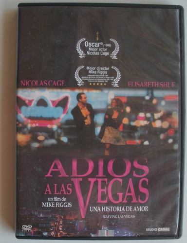 Dvd - Adios A Las Vegas - Nicolas Cage - E. Shue