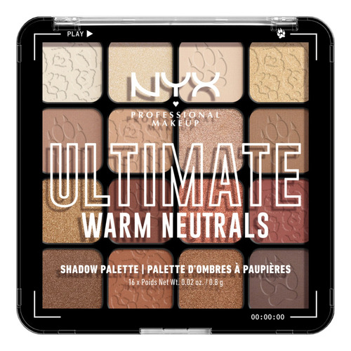 Paleta De Sombras Nyx Ultimate Shadow Palette Color De La Sombra 05w Warm Neutrals