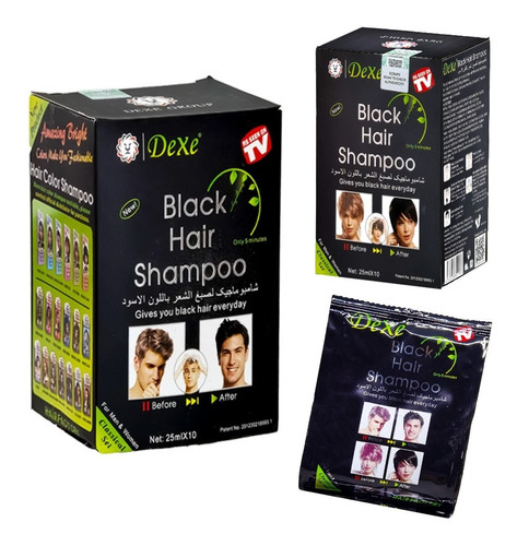 Shampoo Tinte Pinta Canas En 5 Min Blac - mL a $156