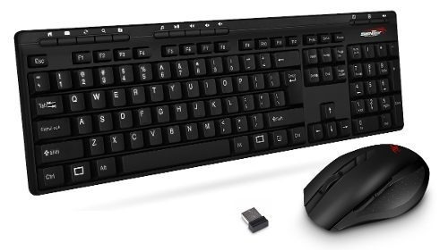 Kit de teclado y mouse inalámbrico Sentey 200W