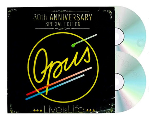 Opus Live Is Life 2cds 30th Anniversary Special Edition Nuev