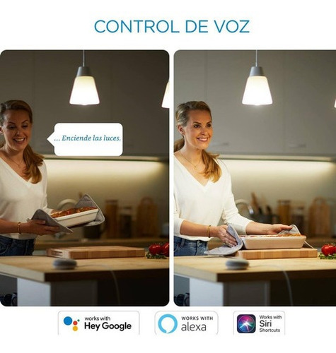 Imagen 7 de 9 de Wiz Downlight Inteligente 24w Luz Cálida Y Fría Wi-fi X4 Un.