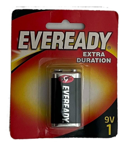 Pila Bateria 9v Eveready (original) 1222 Extra Duration 