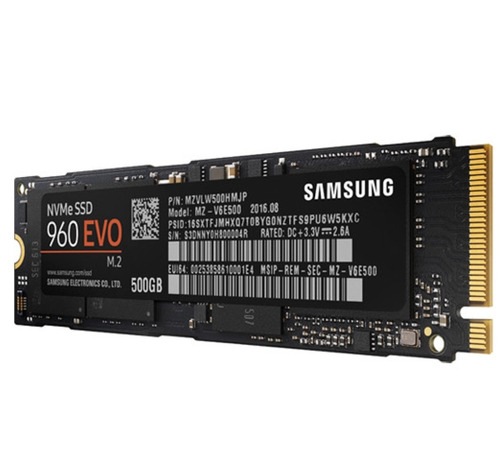 Samsung 500gb 960 Evo Nvme M.2 Internal Ssd