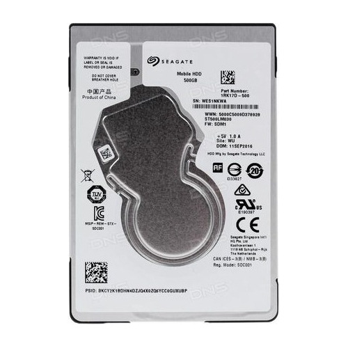 Disco Duro Seagate 500gb Sata 3 6gb/s St500lm030 Para Laptop