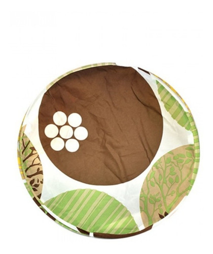 Imagen 7 de 10 de Cesto De Ropa Sucia Lavandería Con Tapa Plegable Verano Hoja