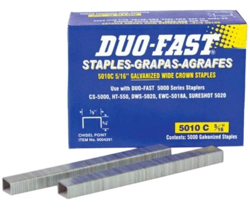 Duo-fast 5010c - Grapas De Cincel De Calibre 5/16 Pulgadas X