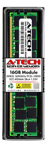 Kit A-tech 32 Gb (2 X 16 Gb) 1600 Mhz Pc3l-r Ecc Rdimm 2rx4