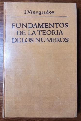Fundamentos De La Teoría De Números Vinogradov (Usado)
