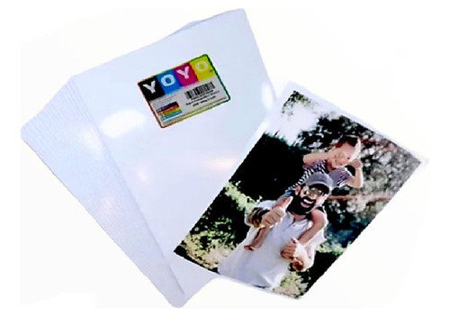 Papel Fotografico Adhesivo Glossy Tabloide 115gr 50 Hojas