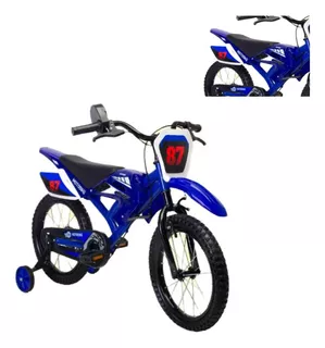 Bicicleta Entrenadora Para Niños Moto Cross Bike R16