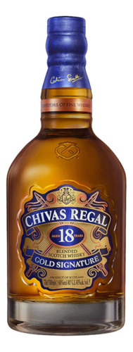 Paquete De 3 Whisky Chivas Regal Blend 18 Años 750 Ml