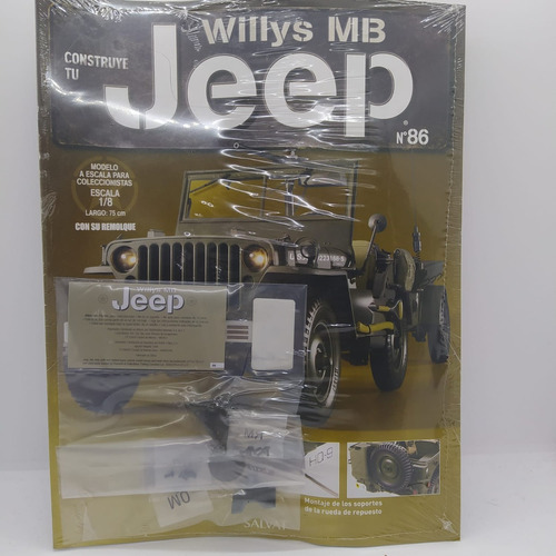 Llm - Jeep Willys Para Armar 1/8 - Salvat - Nro 86