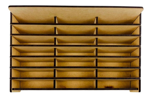 Imagen 9 de 10 de Caja Organizador Exhibidor Mdf 21 Porta Celulares Reparacion