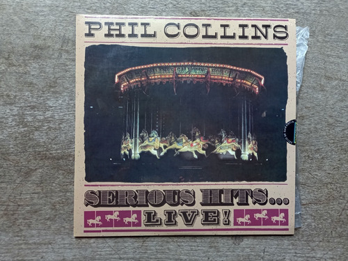 Disco Lp Phil Collins - Serious Hits...live (1990) Doble R10