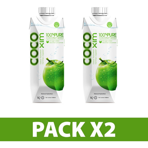 Agua Coco X 2 Und Cocoxin 10 - Ml A $88 - mL a $34