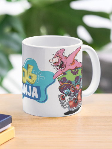 Taza Sublimada Con Diseños De Bob Esponja Personalizada