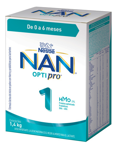 Fórmula Infantil Nan® 1 Optipro Multipack 2x700g