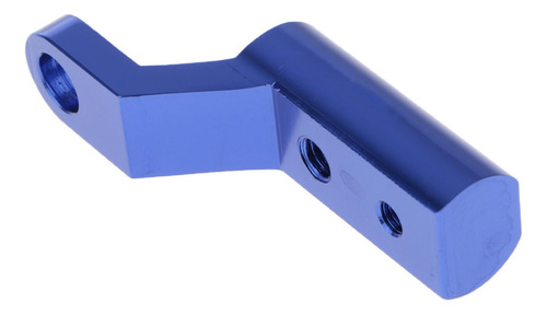 Motorcycle Mirror Mount Riser Blue