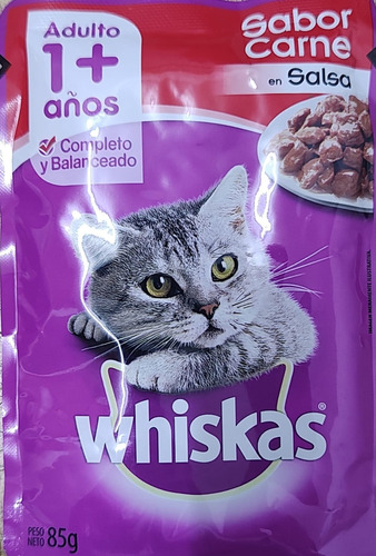 Pouch Whiskas Sobrecitos 85 Grs. X 12 Unidades. Varios