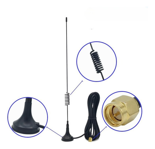 Antena Gsm Para Equipos Rtu-5024 O Rtu-5034 (optimiza Señal)