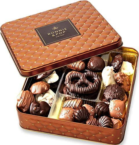 Caja De Chocolates Bonnie And Pop Gourmet Para Día De La