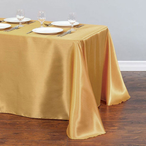 Mantel Rectangular De Satén Para Bodas Y Navidad