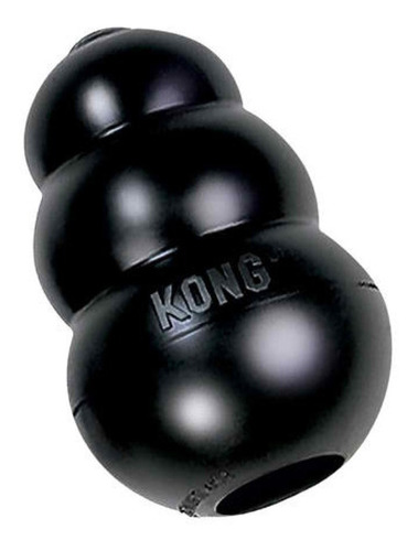 Imagen 1 de 6 de Juguete Perros Kong Extreme Talla L Large Negro Grande