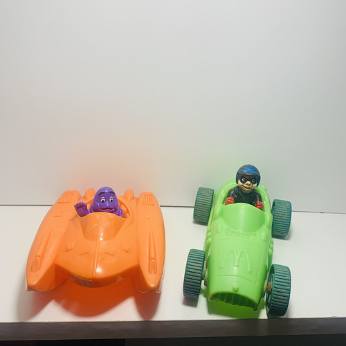 Muñecos Mcdonalds Vehículos Colección Completa 2000 Retro (Usado)