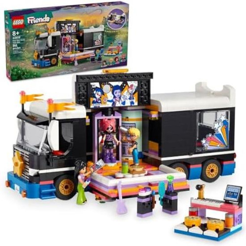 Lego Friends Pop Star Music Tour Bus Jugar Juntos Juguete, J