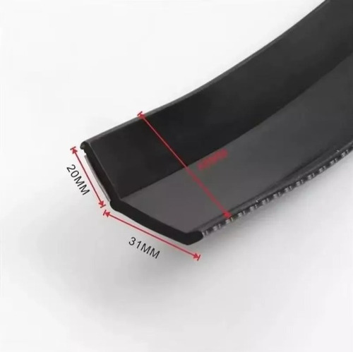 Lip Delantero Frontal Tuning Samurai Universal Negro Carbono